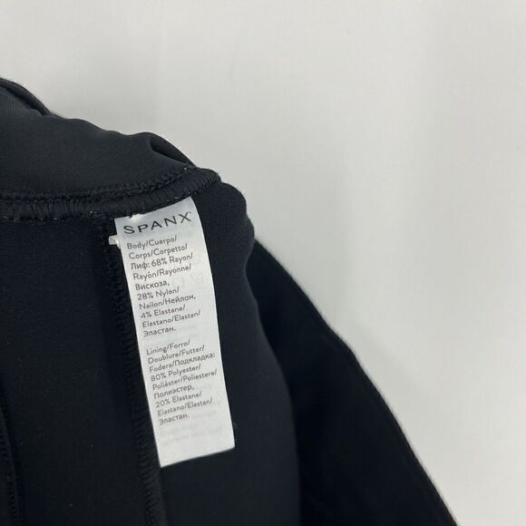 Spanx The Perfect Pant Size Small Women Black Ankle Ponte Knit Stretch Shapewear - Picture 6 of 8